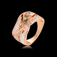 Пръстен розово позлатяване със седеф T105961R | Колекция Rose Gold