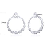Сребърни обеци 2700000019276 | Колекция Silver Premium