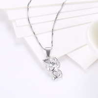 Сребърно колие Swarovski Crystals | колекция Delicate Silver | 2700000027264