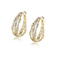 YELLOW GOLD PLATED EARRINGS