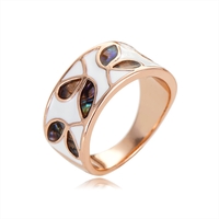 Пръстен розово позлатяване със седеф T105747R-RG | Колекция Rose Gold