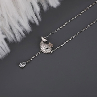 Сребърно колие Рибка Swarovski Crystals 2700000027813 | колекция Delicate Silver