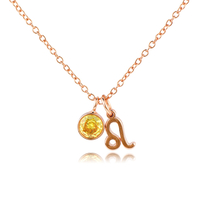 Leo Necklace Zodiac Collection