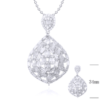 Сребърен комплект Капки 2700000035412 | Колекция Silver Premium