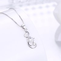 Сребърно колие Swarovski Crystals | колекция Delicate Silver | 2700000027219