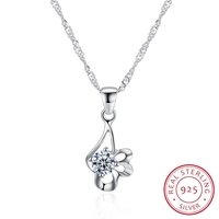 Сребърно колие Swarovski Crystals | колекция Delicate Silver |  2700000027233