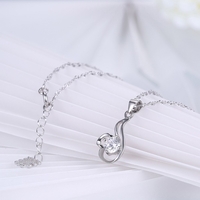 Сребърно колие Swarovski Crystals | колекция Delicate Silver | 2700000027257