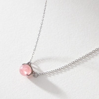 Сребърно колие коте Swarovski Crystals | колекция Delicate Silver