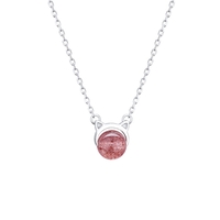 Сребърно колие коте Swarovski Crystals | колекция Delicate Silver