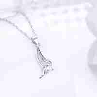Сребърно колие Swarovski Crystals | колекция Delicate Silver | 2700000027226