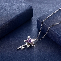 Сребърно колие звезда Swarovski Crystals | колекция Delicate Silver | 2700000027455