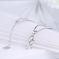 Сребърно колие Swarovski Crystals 2700000027196 | колекция Delicate Silver