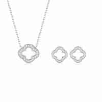 Нежен сребърен комплект 2700000071656 | колекция Delicate Silver