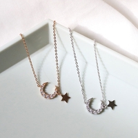 Сребърно колие с кристали Swarovski 2700000027905 | колекция Delicate Silver