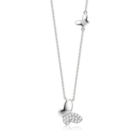 Сребърно колие Пеперуда Swarovski Crystals 2700000027646 | колекция Delicate Silver