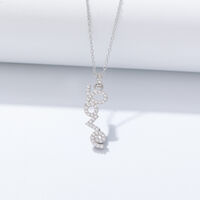 Нежно сребърно колие Love | колекция Delicate Silver