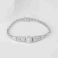 Сребърна гривна 2700000019481 | Колекция Silver Premium