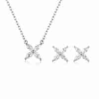 Нежен сребърен комплект 2700000071649 | колекция Delicate Silver
