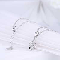 Сребърно колие Swarovski Crystals | колекция Delicate Silver |  2700000027233