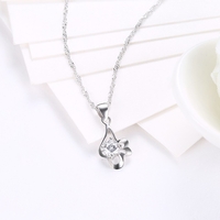 Сребърно колие Swarovski Crystals | колекция Delicate Silver |  2700000027233