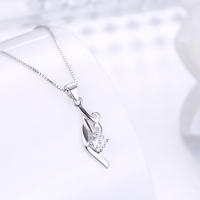 Сребърно колие Swarovski Crystals 2700000028094 | колекция Delicate Silver
