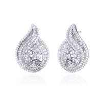 Сребърни обеци 2700000019238 | Колекция Silver Premium