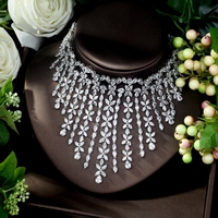 SPRING NECKLACE WHITE GOLD PLATING