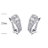 Сребърни обеци 2700000025697 | Колекция Silver Premium