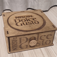 ПОСТАВКА ЗА КАФЕ МАШИНА С ЧЕКМЕДЖЕ ЗА КАФЕ КАПСУЛИ DOLCE GUSTO