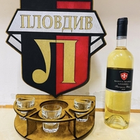 Тематичен мини бар за бутилка алкохол - Локо Пловдив