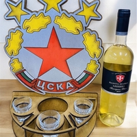 Тематичен дървен мини бар  - цска