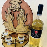 Тематичен мини бар за бутилка алкохол- Завършване/Абитуриенти