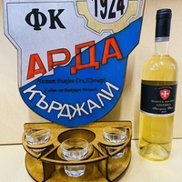 Тематичен мини бар за бутилка алкохол- Арда Кърджали