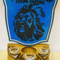 Тематичен мини бар за бутилка алкохол- Верея