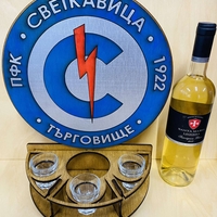 Тематичен мини бар за бутилка алкохол- Светкавица Търговище