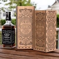 луксозна дървена кутия за бутилка уиски Jack Daniel’s