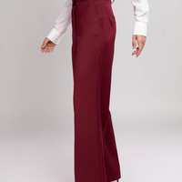 AMARA BURGUNDY TROUSERS
