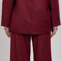 AMARA BURGUNDY BLAZER