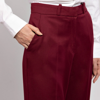 AMARA BURGUNDY TROUSERS