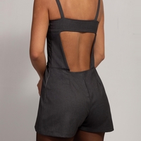MORAN GREY PLAYSUIT