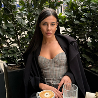 NESSA CHECKED CORSET