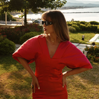 REBECCA RED DRESS