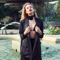 BLACK PEARL SATIN CO-ORD SET
