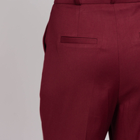 AMARA BURGUNDY TROUSERS