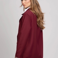 AMARA BURGUNDY BLAZER