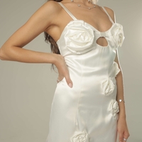 ROSIE SATIN DRESS
