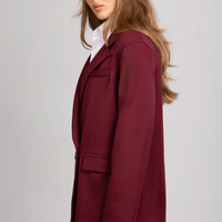 AMARA BURGUNDY BLAZER