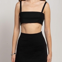 AMARA BLACK MINISKIRT