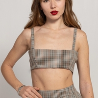 ALLA BLACK CROP TOP