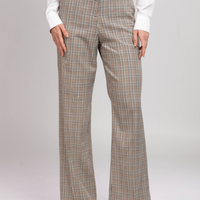 AYLA CHECKED TROUSERS